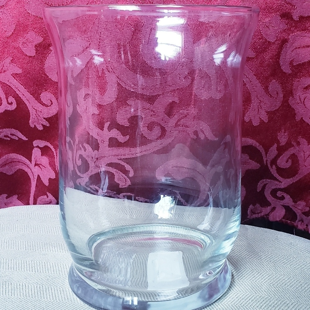 Libbey Hurricane Vase